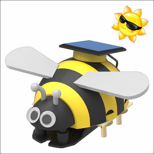 뉴 미니 꿀벌 태양광 진동로봇 만들기(1인용/5인용)-칭찬나라큰나라